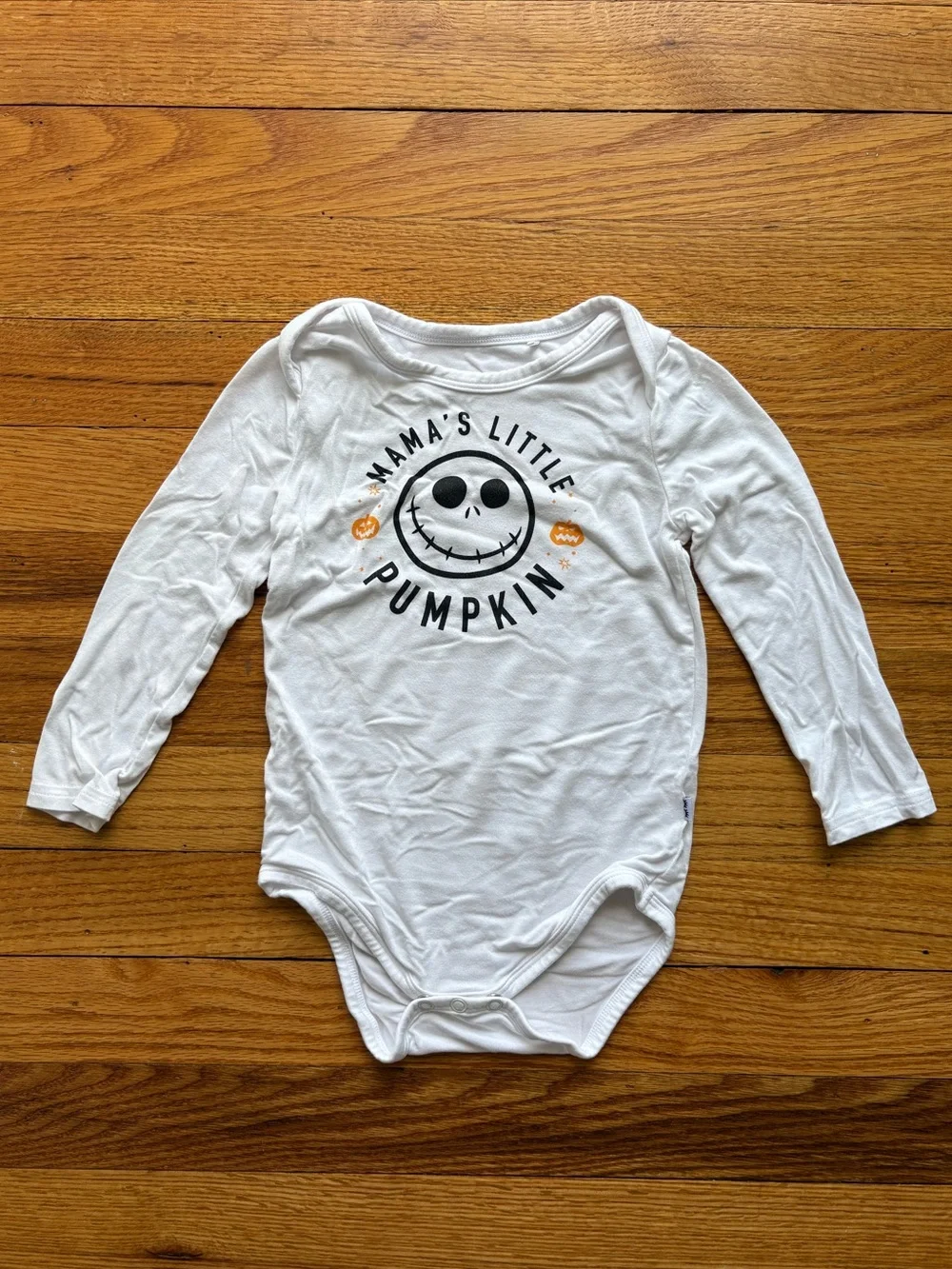 Little Sleepies Nightmare Before Christmas Long Sleeve Bodysuit Size 12-18 Month